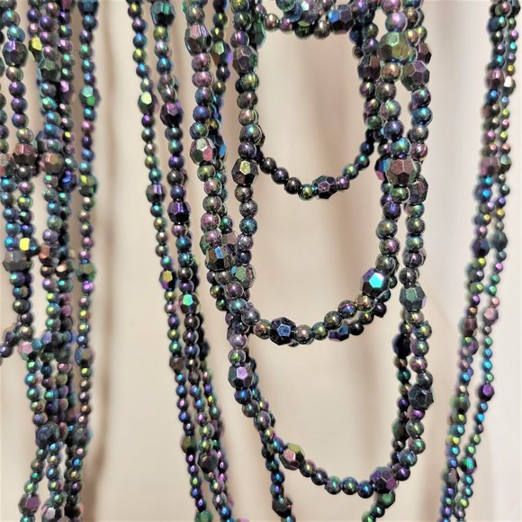 Multilayer Multicolor Sparkly Necklace Statement Necklace Costume Belly Dance - Picture 13 of 13